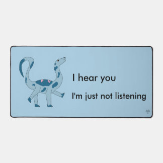 Foghorn Dino I Hear You Funny Meme Desk Mat