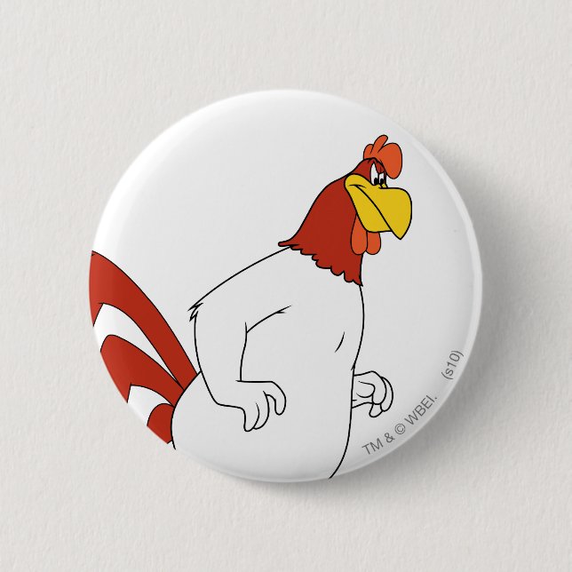 Foghorn Leghorn 2 Inch Round Button (Front)