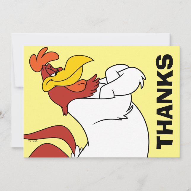 Foghorn Leghorn Arms Crossed Card (Front)