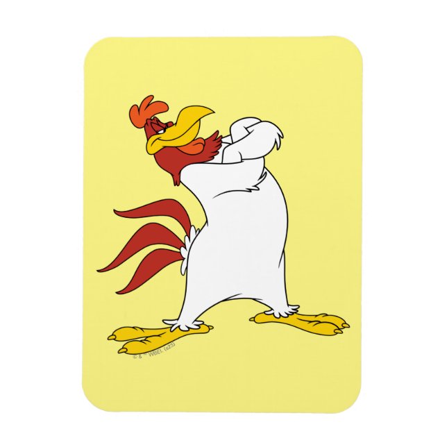 Foghorn Leghorn Arms Crossed Magnet (Vertical)