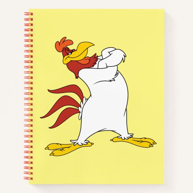 Foghorn Leghorn Arms Crossed Notebook (Front)