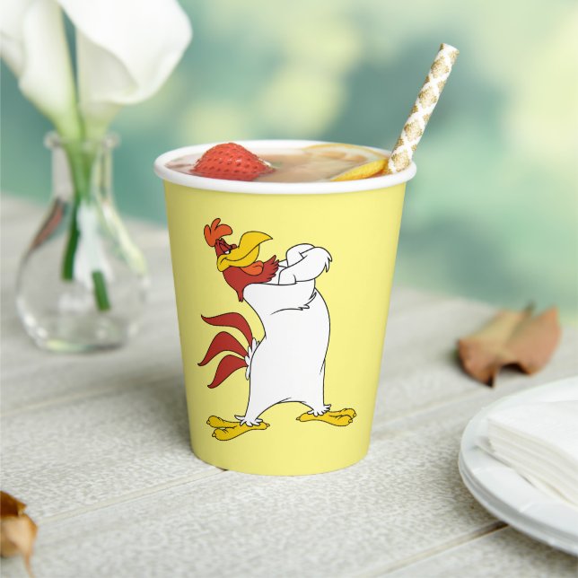 Foghorn Leghorn Arms Crossed Paper Cups (Insitu)