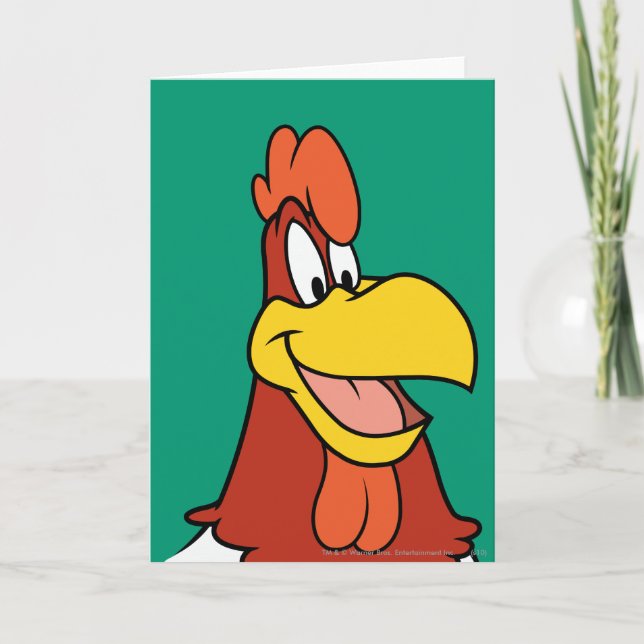 Foghorn Leghorn Closeup Card (Front)