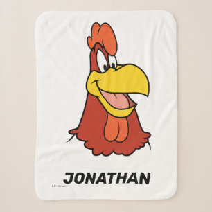 Foghorn Leghorn Closeup Sherpa Blanket