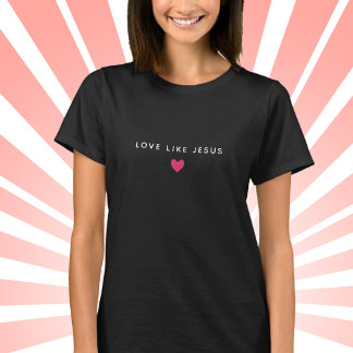 Foi chrétienne amour coeur filles T-shirt