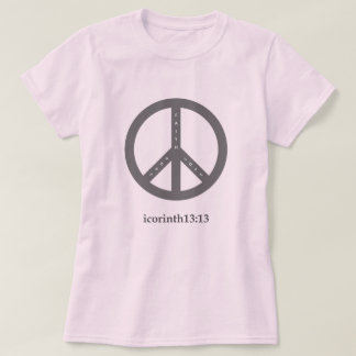 Foi, espoir et T-shirt d'amour (rose)