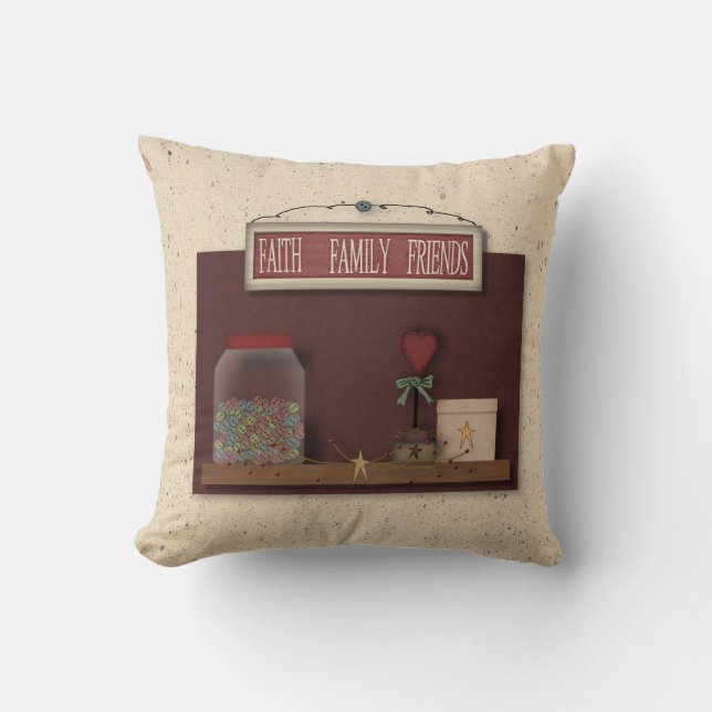 Foi Famille amis Coussin (Recto)