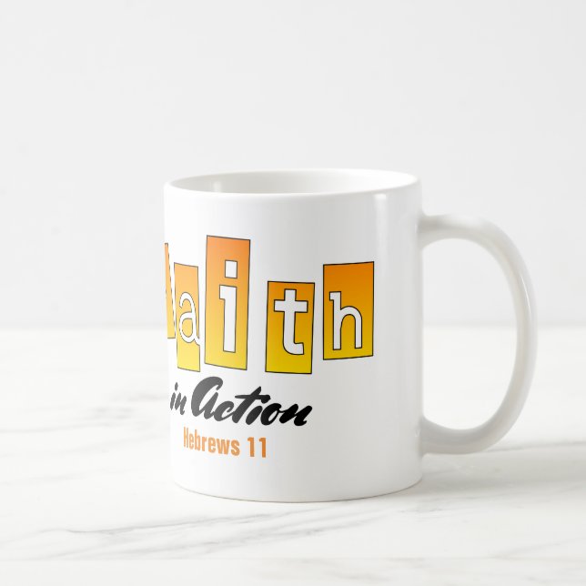 Foi - Mug blanc classique (Droite)