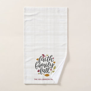 Foi personnalisée Famille Décor d'automne