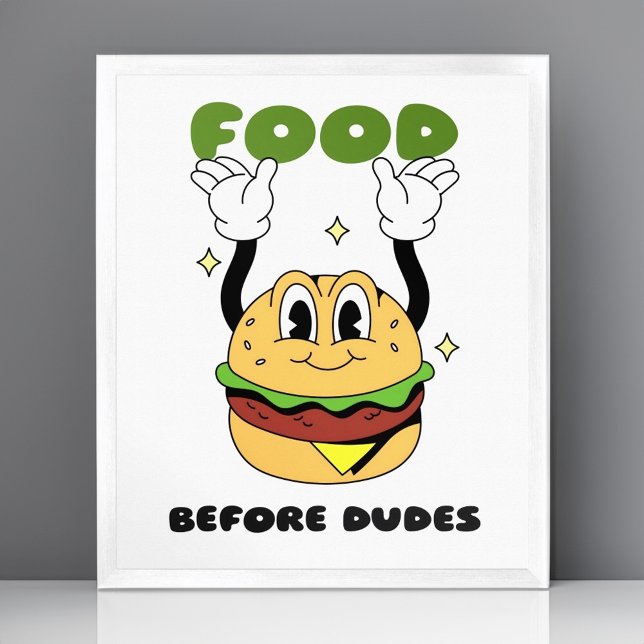 Foie - Nourriture Drôle Avant Les Murs Poster (Créateur téléchargé)