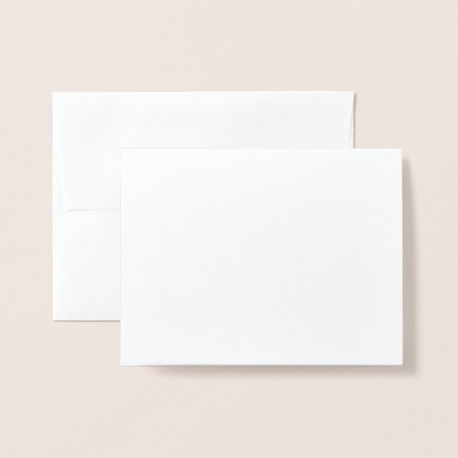 Foil Card (Front With Envelope)