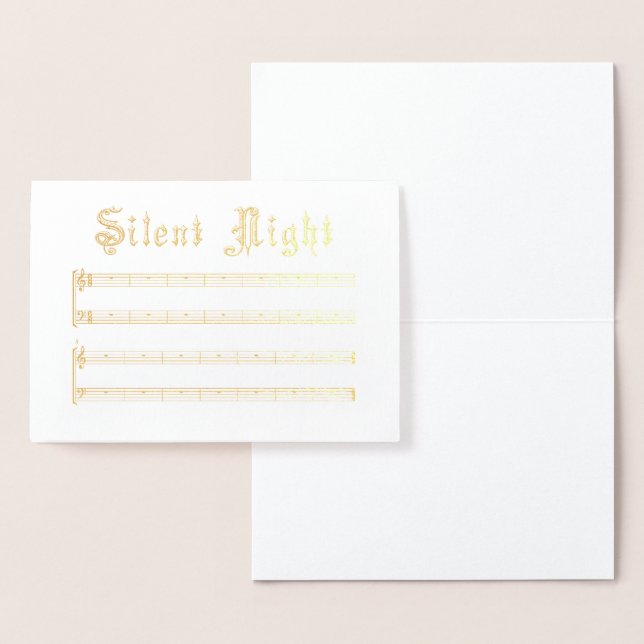 Foil Card of Silent Night (Display)