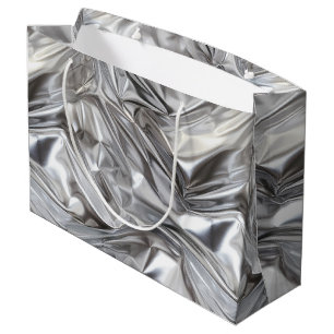 Foil Crinkle Pattern Large Gift Bag