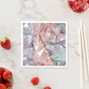 Foil Crinkle Pattern Napkin