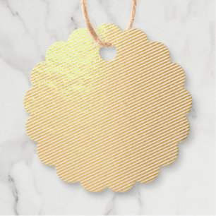 Foil Favour Tag