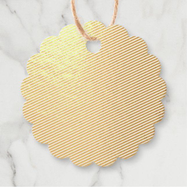 Foil Favour Tag (Front)