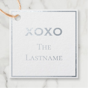 Foil Favour Tag