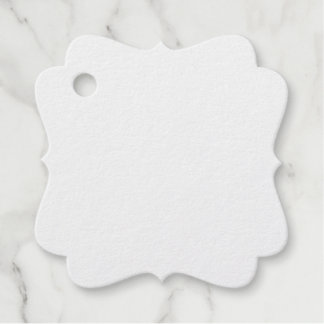Foil Favour Tag
