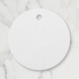 Foil Favour Tag