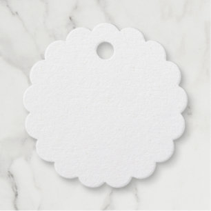 Foil Favour Tag