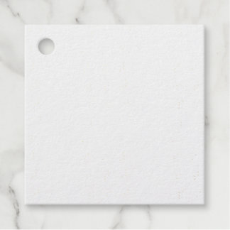 Foil Favour Tag
