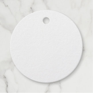 Foil Favour Tag