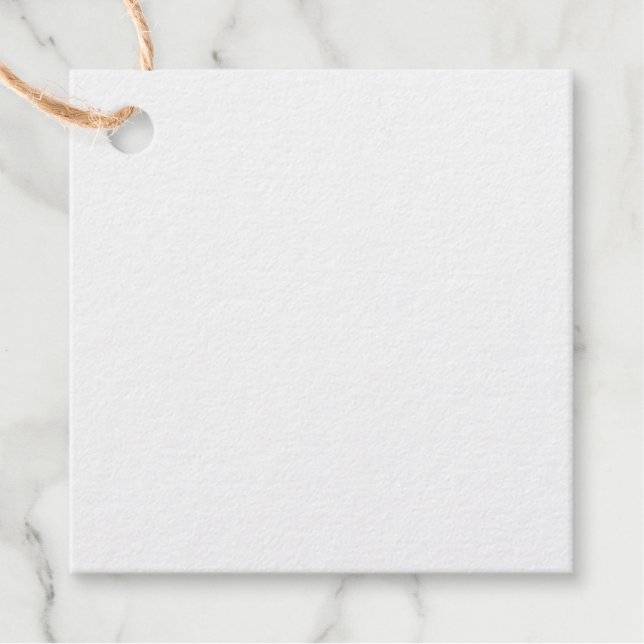 Foil Favour Tag (Front)