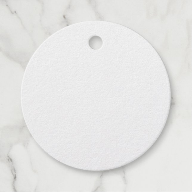 Foil Favour Tag (Front)