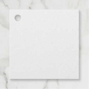 Foil Favour Tag