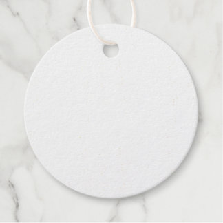 Foil Favour Tag