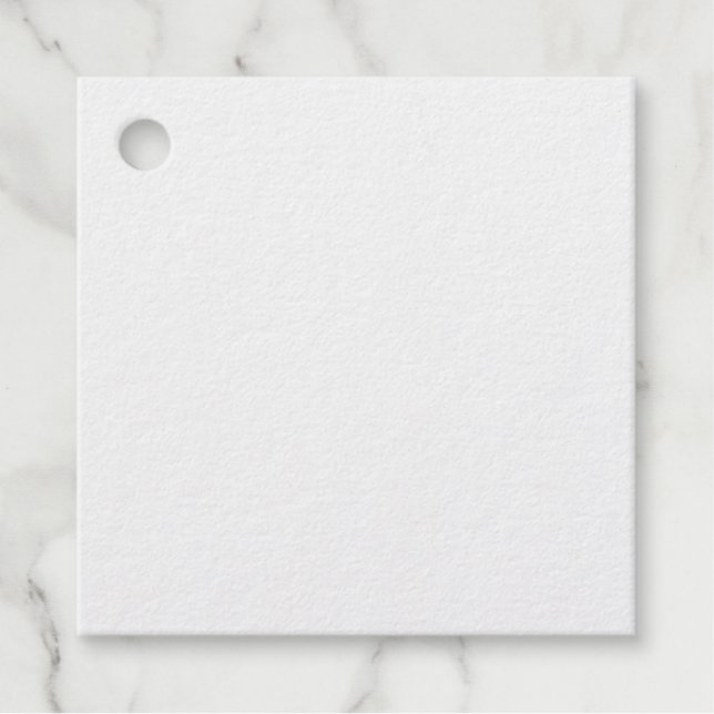 Foil Favour Tag (Front)