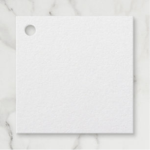 Foil Favour Tag