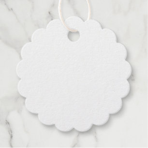 Foil Favour Tag