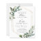 Foil Frame Wedding Invitation  