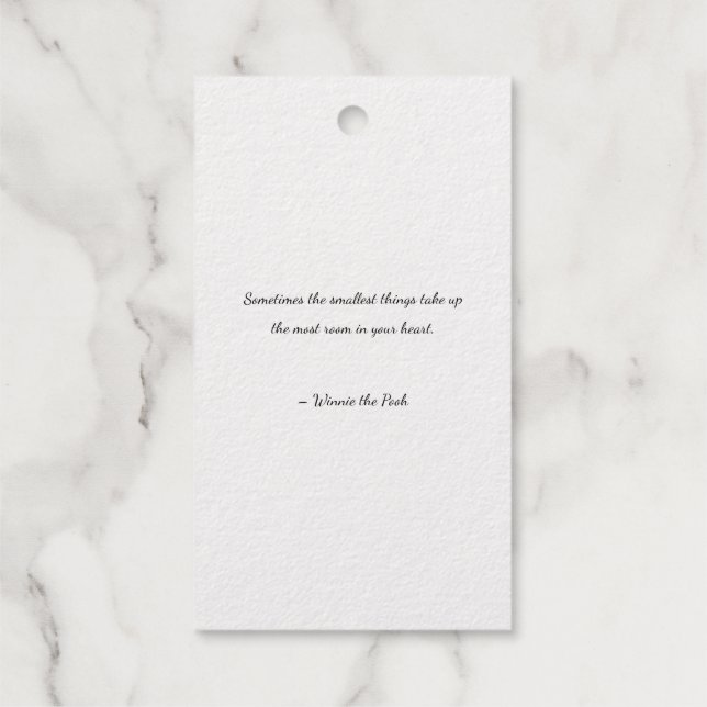 Foil Gift Tag (Back)