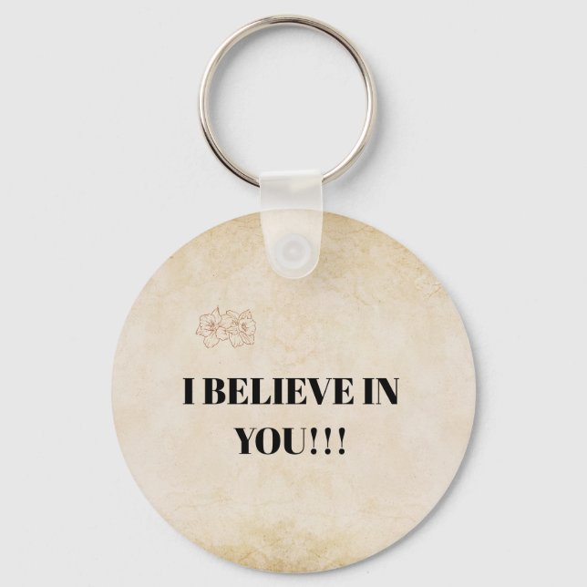 Foil Gift Tag Keychain (Front)