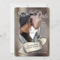 Foil-Gold-Silver-Brass Save the Date