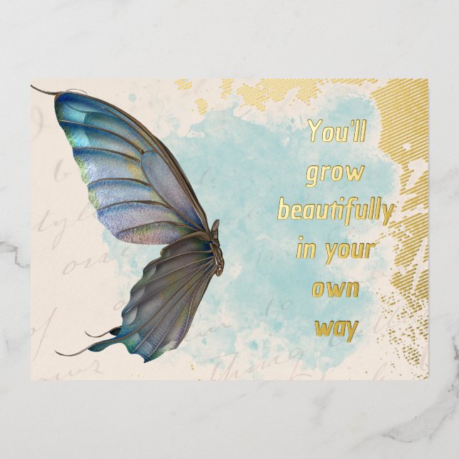 Foil Holiday Post Card (Front)