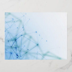 Foil Holiday Post Card