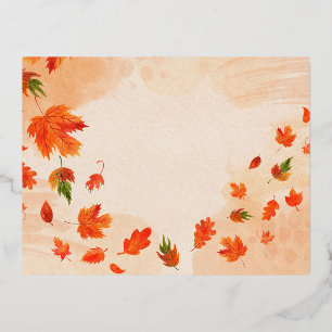 Foil Holiday Post Card