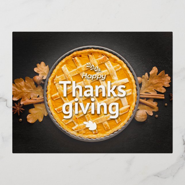 Foil Holiday Post Card (Front)