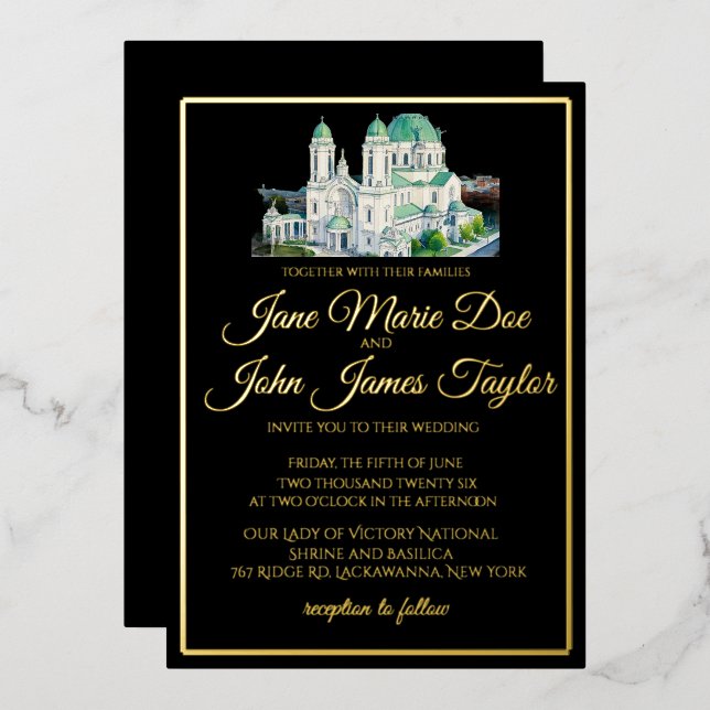 Foil Invitation (Front/Back)