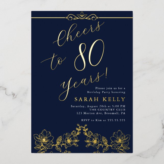 Foil Invitation (Front)