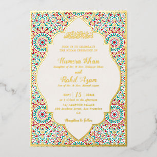 Foil Invitation