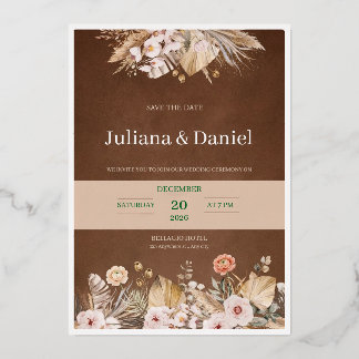 Foil Invitation