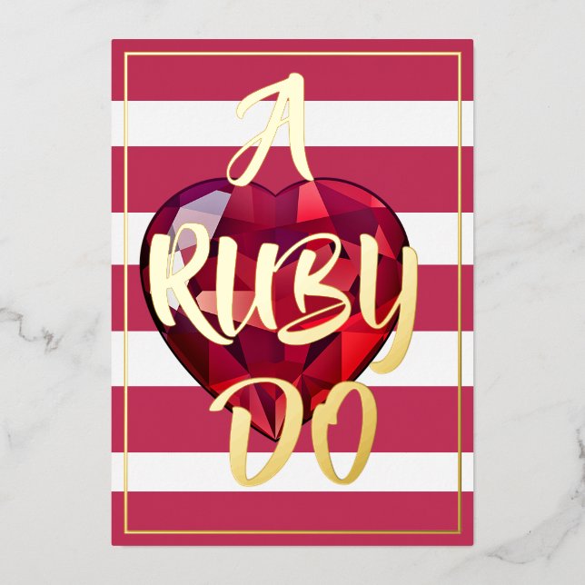 Foil Invitation (Front)