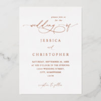 Foil Modern Calligraphy 3 Wedding