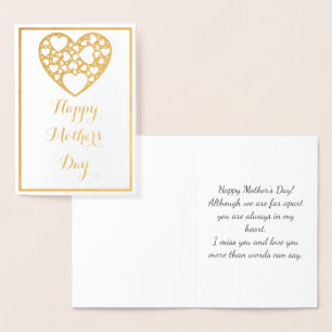 Foil Mother's Day Card, Happy Mama's Day Foil Card