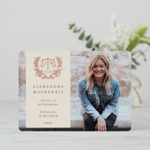 Foil/Oyster JD Law Scales Graduation Announcement