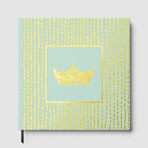 Foil Pageant Crown Photo Scrapbook with NO text  Guest Book